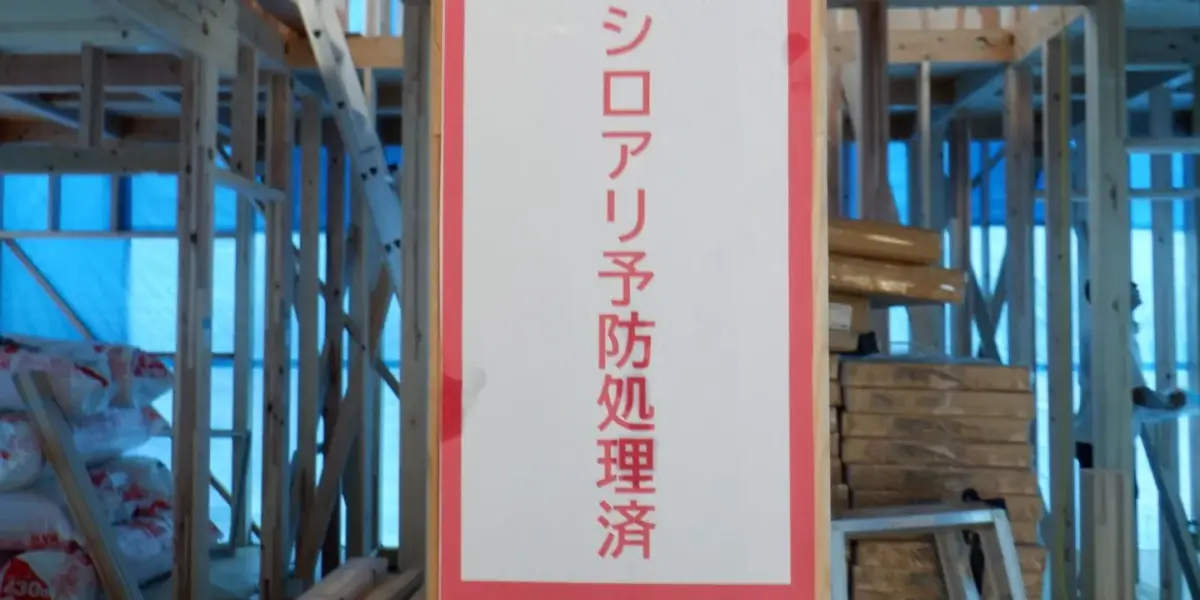 シロアリ薬剤の無色と着色の違いって？