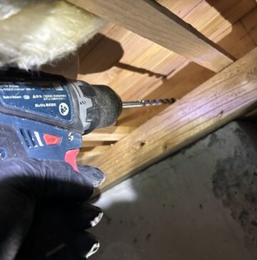 由布市N様邸シロアリ再予防工事施工事例施工写真