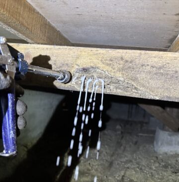 大分市B様邸床下・天井裏一部ヤマトシロアリ駆除施工写真