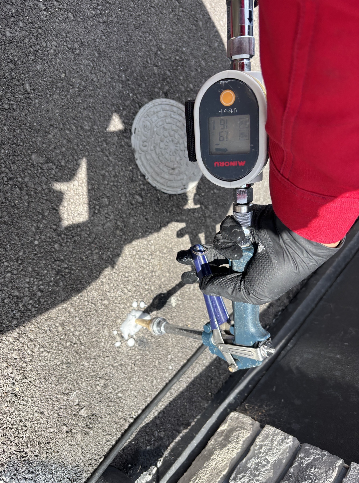 大分市Y様邸シロアリ予防　外周施工施工写真