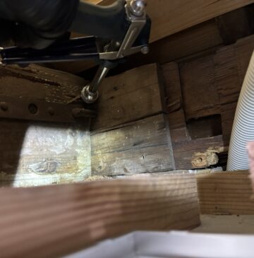 大分市U産業様貸家ヤマトシロアリ駆除施工写真