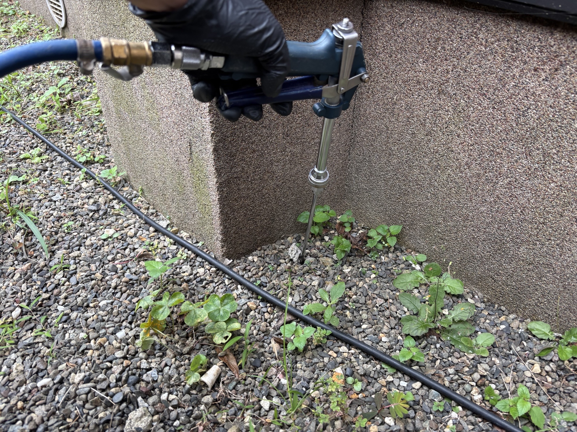 大分市K様邸シロアリ予防施工写真