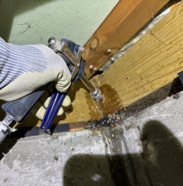 大分市S様邸シロアリ再予防工事施工写真